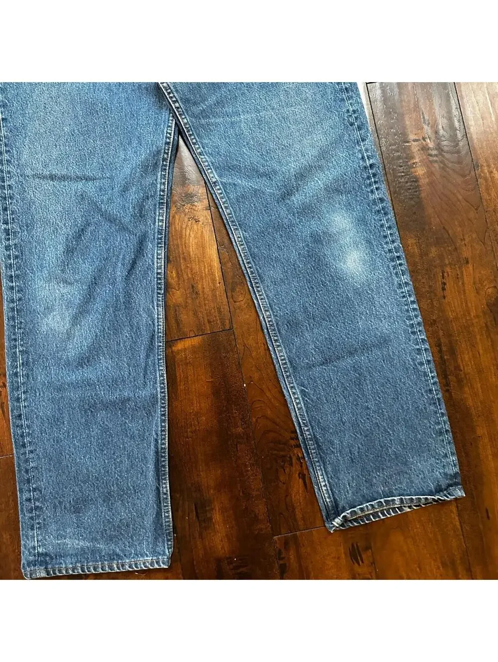 VTG 90s Levis 501 Button Fly 40x36 USA Tag Jeans Straight Wash Blue XX Act 36x32